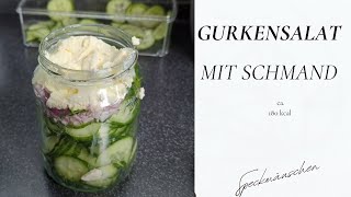 Gurkensalat mit Schmand [upl. by Nykal]