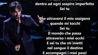 Fabrizio Moro Sei Tu Testo [upl. by Laup]