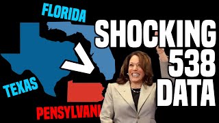 SHOCKING 538 Projection TexasFlordia MORE LIKELY WINNING than Pennsylvania [upl. by Missy]