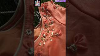 🍊orangish brooches saree fashion viralvideo [upl. by Bael]