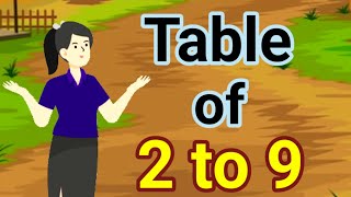 Table of 2 to 9 2 to 9 ka Table 2 se 9 tak ka Table 2 to10 2 to5 2 to15 02 December 2024 [upl. by Dynah]