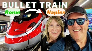 Bullet Train  Rome to Naples Day Trip  4K [upl. by Orlina]