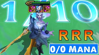 3 STAR Diana 0 Mana One Shot  ⭐⭐⭐  TFT Set 12 [upl. by Ellehctim]