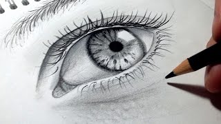 Comment dessiner des yeux facilement Tutoriel [upl. by Callida604]