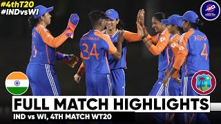 India vs West Indies 4th Warmup Match Highlights  ICC Women World Cup  IND vs WI Highlights [upl. by Eladnek179]