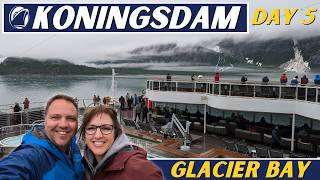 Holland America Koningsdam Alaska Cruise Glacier Bay ❄️ VLOG Day 5 [upl. by Joye]