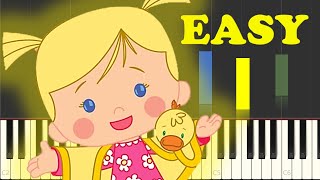 Chloes Closet Theme Song On Piano EASY [upl. by Dwinnell983]