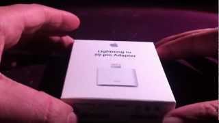 Adaptateur lightning vers 30 broches pour iPhone 5 [upl. by Gula]