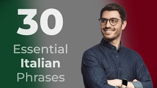 30 Italian Phrases for Beginners [upl. by Albrecht]