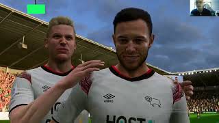 Derby County vs Bristol My reactions and comments gameplay EA Sports FC 24 [upl. by Osgood174]