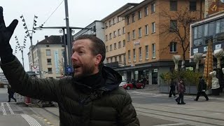 Geplanter Besuch in Frauenfeld wird zur Strassenpredigt am Bahnhof  Gottes Wege sind unergründlich [upl. by Synned53]