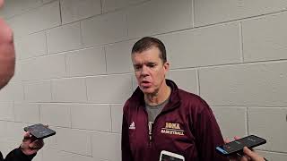 Iona Coach Tobin Anderson Post 8180 Loss at Princeton to Open Season [upl. by Armington]