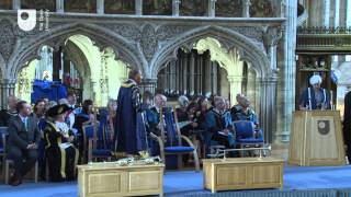 Exeter degree ceremony Friday 4 September 1100 [upl. by Wehttan306]