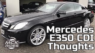 Mercedes E350 CDI Diesel Coupe 2010 C207 Opinion [upl. by Ayikahs]