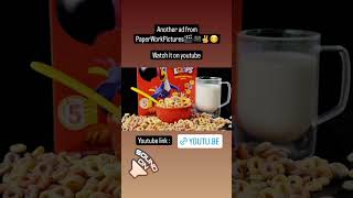 Kelloggs Froot Loops Commercial ad  PaperWorkPictures ads advertisement advertisementvideo [upl. by Seagrave]