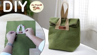 A cute pouch bag quick and easy making [upl. by Phalan142]