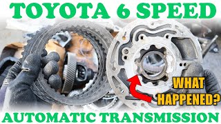 A FAILED Toyota Transmission U660 6 Speed Automatic Teardown [upl. by Adnilrev653]