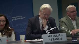 WikiLeaks Founder Julian Assange Speaks at EU Parliament [upl. by Eiduam]