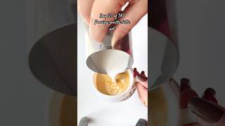 Rosetta latte art attempt🤍☕️ latte latteart coffee coffeeart 365daychallenge coffeelover [upl. by Scotty]