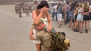 Most Emotional Soldiers Coming Home Compilation  2024 New Moments [upl. by Aleibarg]