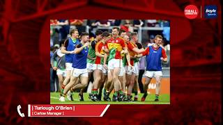 OTB GAA  LIVE  Turlough OBrien Interview CarlowRising [upl. by Aneer]