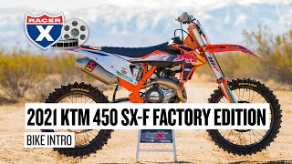 2021 KTM 450 SXF Factory Edition Bike Test amp First Look [upl. by Mariann]