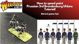 How to Speed Paint Epic Napoleonic Prussian Brandenburg Uhlans Tutorialquot [upl. by Durston]