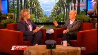 Ellen DeGeneres shows serious side in interview with Tracy Grimshaw 02252013 [upl. by Letnwahs]