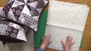 Sew Easy Lapback Pillow Finishing [upl. by Yornoc354]