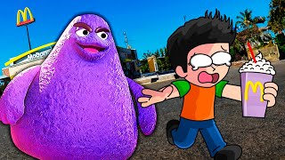 NUNCA TE TOMES UN GRIMACE SHAKE 💀🥤🟣  GRIMACE SHAKE ME INVITO A SU CUMPLEAÑOS 😱😨  JONDRES GC [upl. by Ahsiam]