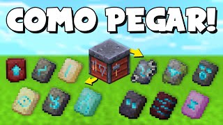 COMO ENCONTRAR os NOVOS MOLDES de ARMADURA do MINECRAFT 120  GUIA COMPLETO [upl. by Alwitt]