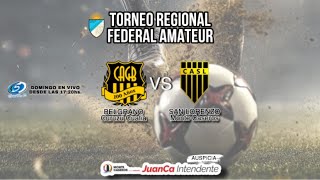 BELGRANO Curuzú Cuatiá vs SAN LORENZO Monte Caseros  FÚTBOL EN VIVO POR CANAL 5 [upl. by Kathi]