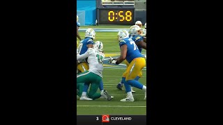 Jaelan Phillips with a Sack vs Los Angeles Chargers [upl. by Wendall]