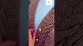 Gents half sweater gents sweater cable knitting trending viralvideo shorts shortsvideo [upl. by Ahseim55]