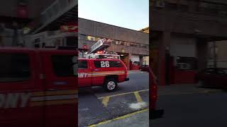 FDNY Battalion 26 Spotted Start Up Bronx NYC shorts fdny firetruck firefighter chevytrucks nyc [upl. by Gollin]