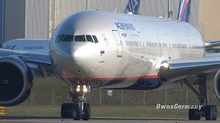 Test Flight Aeroflot Boeing 777 VQBQB TakeOff  Landing  KPAE Paine Field [upl. by Velick]