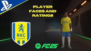 EA FC 25  Waalwijk  PLAYER FACES AND RATINGS [upl. by Cassandre]