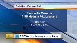 Sun N Fun teams up with aviation job website to host career fair on April 11 [upl. by Ardrey]