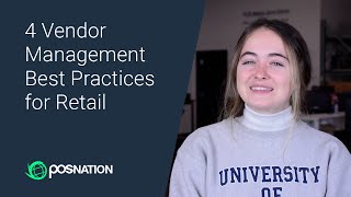 4 Vendor Management Best Practices for Retail [upl. by Antoine]