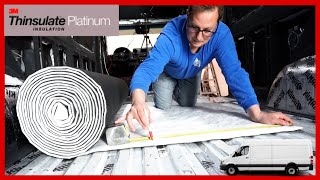 Install 3M insulation SM600L  FOUR SEASON VAN LIFE  EP21 [upl. by Charmian]