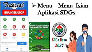 Panduan Aplikasi SDGs Desa 2021  9 Menu dan Data Isian Aplikasi SDGs Desa 2021 [upl. by Okram]