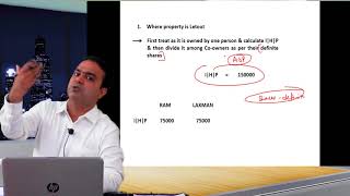 Concept of COOWNERSHIP under income from house property  AMIT KUMAR CLASSES [upl. by Haila]