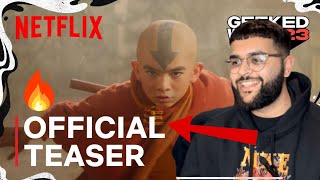 Avatar The Last Airbender Netflix LiveAction Teaser REACTION CRAZY [upl. by Alhsa389]