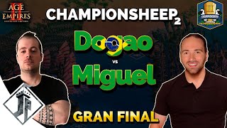 ChampionSheep 2  Dogao vs Miguel FINAL [upl. by Neslund]