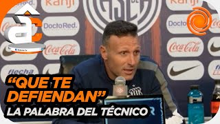 La frase de Ribonetto tras la caída de Talleres “Cuando los jugadores no te defienden” [upl. by Noevad]