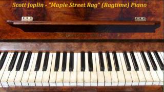 Scott Joplin  quotMaple Leaf Ragquot Ragtime Piano [upl. by Gillead]