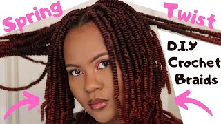 Spring Twist Crochet Braids  Outre Xpression Twisted Up Original Bomb Twist 12quot [upl. by Anahsek504]