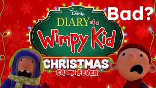 Diary of a Wimpy Kid Christmas Cabin Fever  Movie Review  Disney [upl. by Gardia]