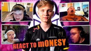 CS PROS amp CASTERS REACT TO M0NESY PLAYS amp MONESY FLICK [upl. by Onitnevuj]