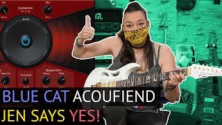 Jen Majura has INFINITE SUSTAIN  Blue Cat Acoufiend and Axiom [upl. by Eeleak]